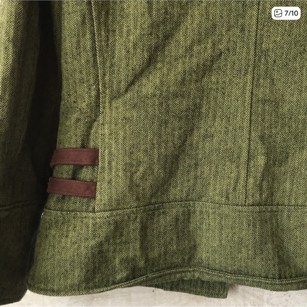 Columbia XCO Women's Equestrian Jacket Green Herringbone jacket - Picture 6 of 7